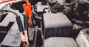 Jumper cables on car battery | Fox Toyota of El Paso