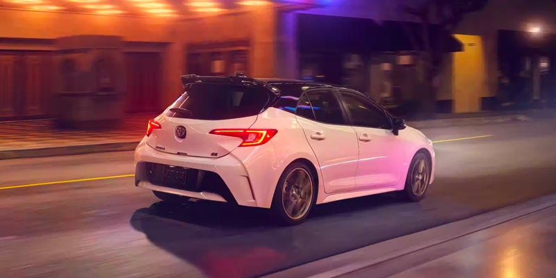 2024 Toyota Corolla Hatchback driving