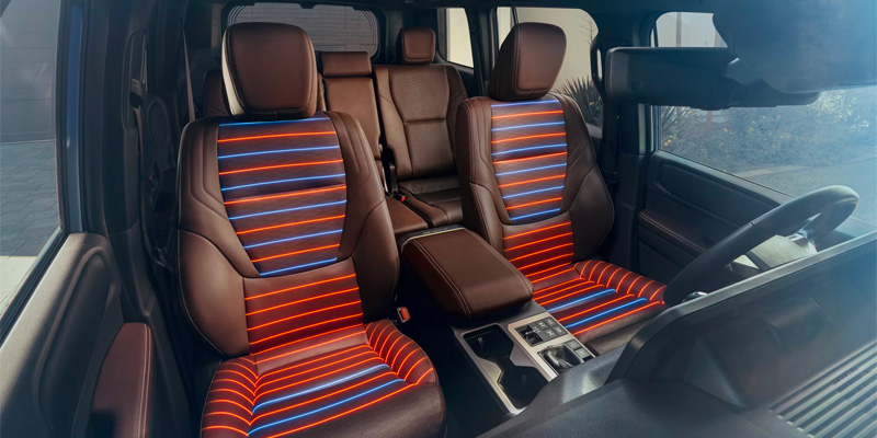 2025 Toyota Land Cruiser, interior heated seats