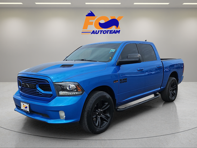 2018 RAM 1500 Sport Crew Cab 4WD w/Leather & NAV