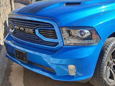 2018 RAM 1500 Sport Crew Cab 4WD w/Leather & NAV