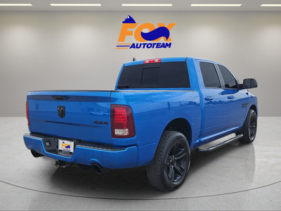 2018 RAM 1500 Sport Crew Cab 4WD w/Leather & NAV