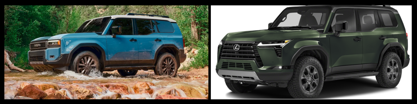 2025 Toyota Land Cruiser vs. 2025 Lexus GX